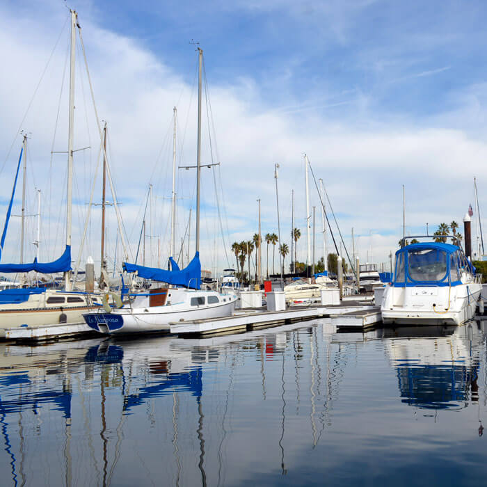 boats in the dock yard